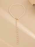Pearl statement necklace