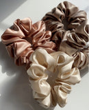 Premium satin scrunchie (random colour)