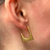 Geometrical minimal earrings