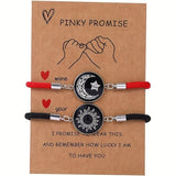 🌙☀️ Sun & Moon Pinky Promise Bracelets