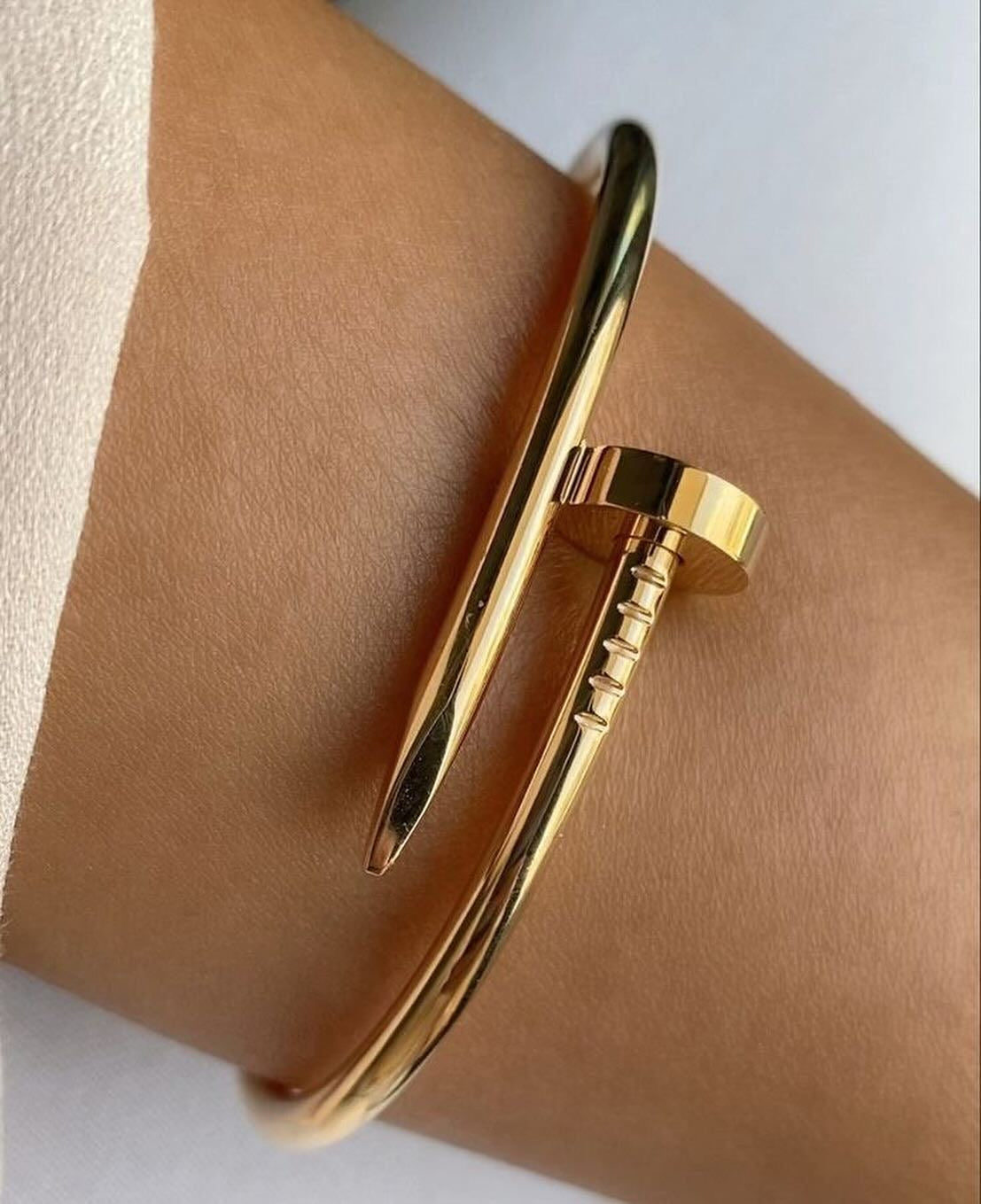 Golden Nail bracelet