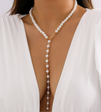 Pearl statement necklace