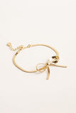 Sleek bow bracelet