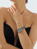 Sparkling snake wrap (Silver)