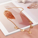 All over butterfly necklace