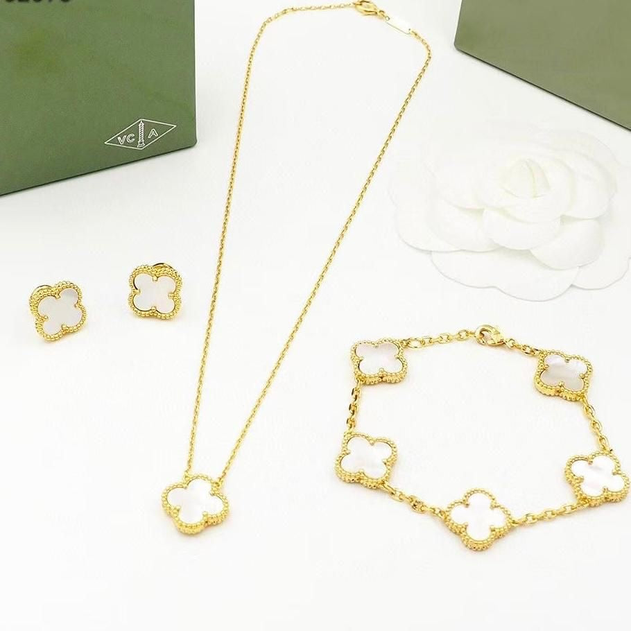 White Leaf clover set