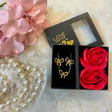 Minimal bow gift box