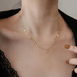 Minimal charm necklace
