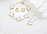 White Leaf clover set