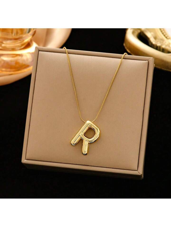 Alphabet bubbly bobble necklaces