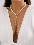 Pearl statement necklace