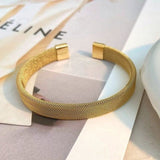 Golden knitted kada