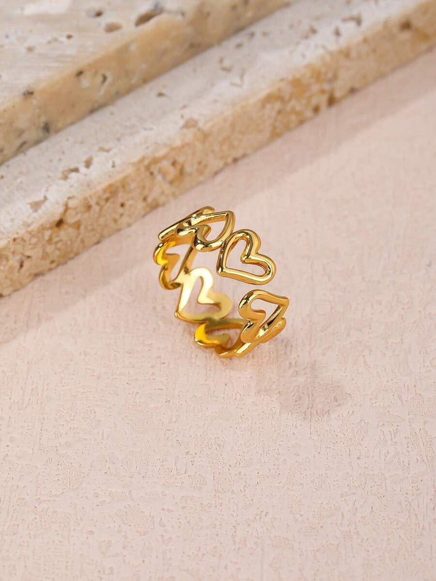 All-Hearts band ring (adjustable)