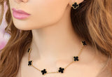 Black Leaf clover set