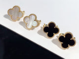 Leaf clover earrings