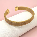 Golden knitted kada