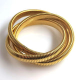 Golden Twist 3 layer bracelet