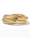 Golden Twist 3 layer bracelet