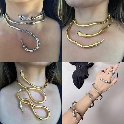 Coil & twist me snake jewellery