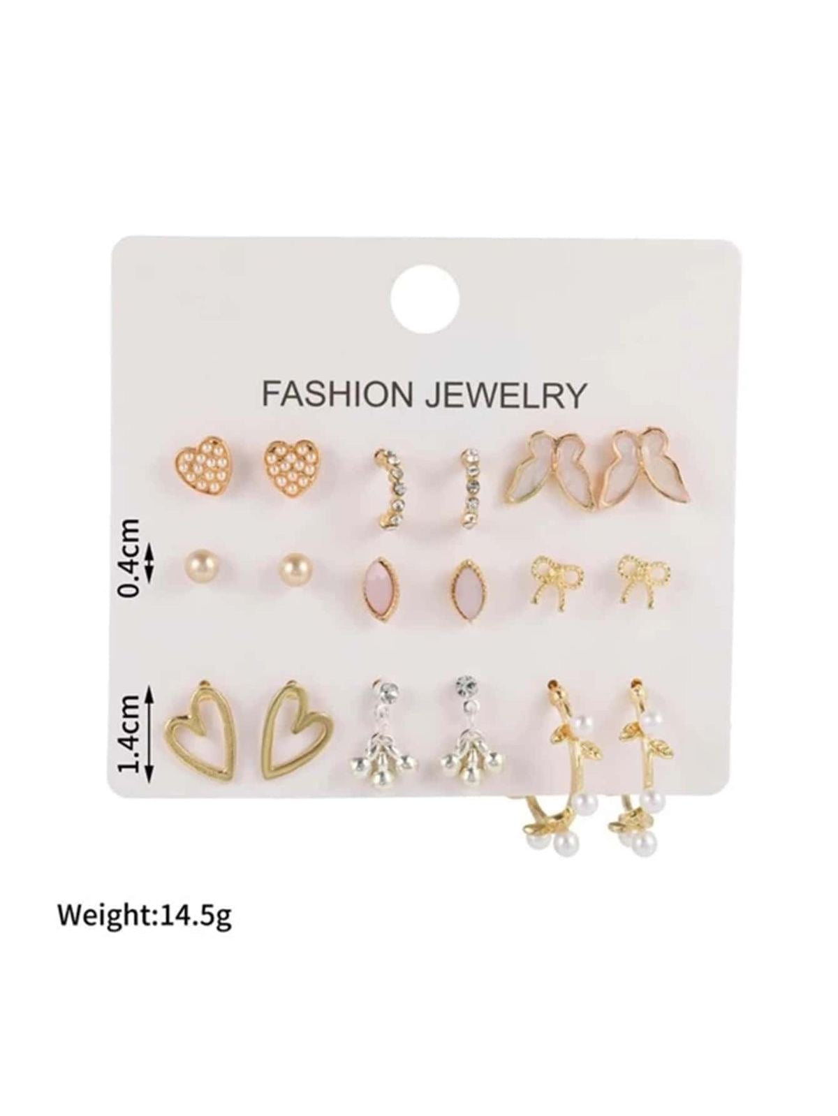 Minimal Everyday Earring Set (9 Pairs)